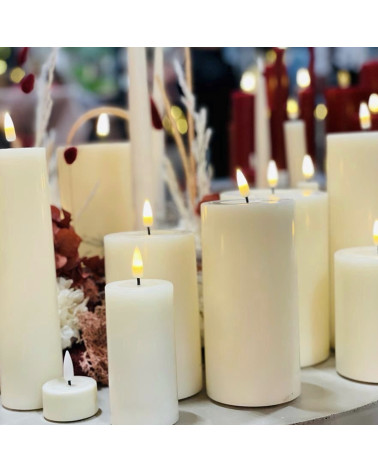 Ensemble de bougies Led en cire
