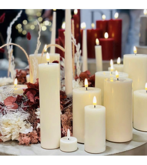 Ensemble de bougies Led en cire