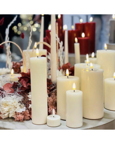 Ensemble de bougies Led en cire