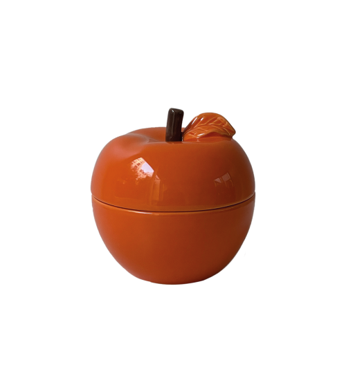 bougie parfumée orange pomme orange céramique décoration