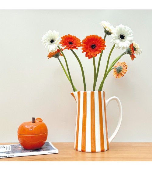 bougie parfumée pomme orange  céramique décoration