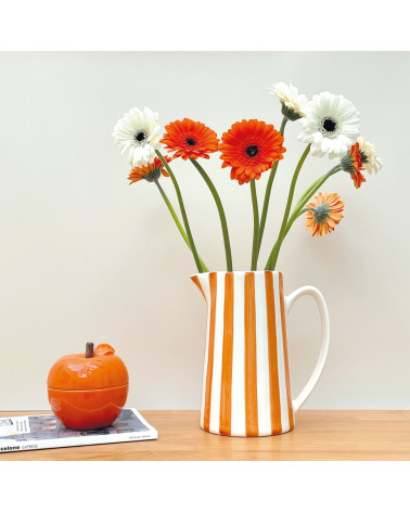 bougie parfumée pomme orange  céramique décoration