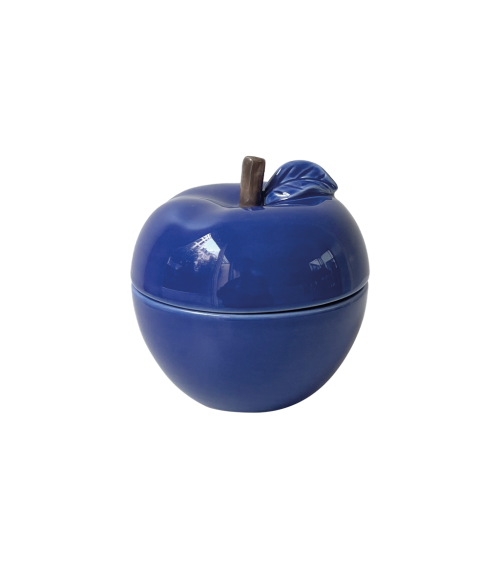 bougie parfumée ambre pomme bleue céramique décoration