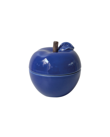 bougie parfumée ambre pomme bleue céramique décoration