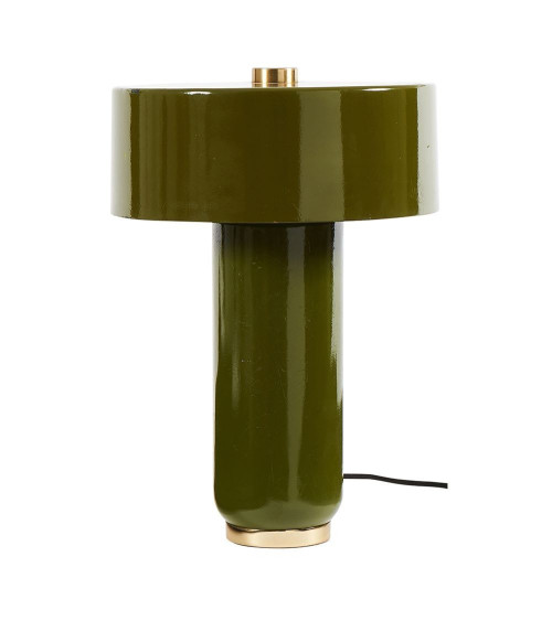 Détail Lampe Manto Kaki, aspect brillant en métal, style naturel