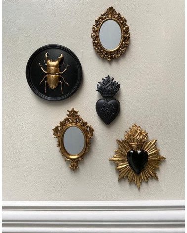 Miroir style ancien doré