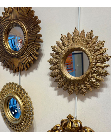 Miroir soleil doré épis