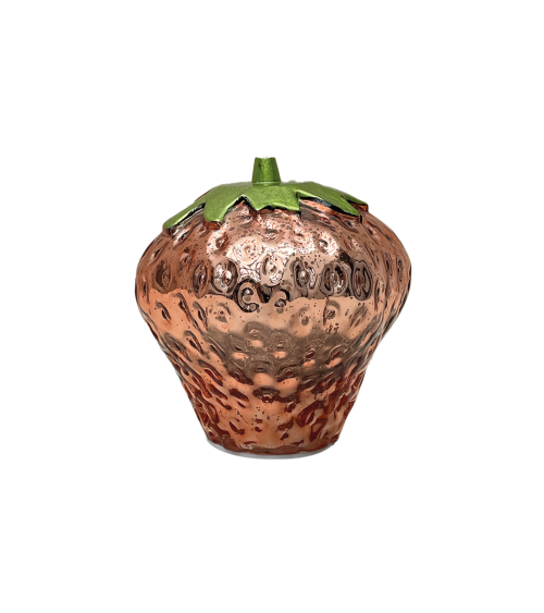 Déco LED fraise rose vieilli à piles-objet lumineux cosy disponible chez HOMEDÉCO by Béa