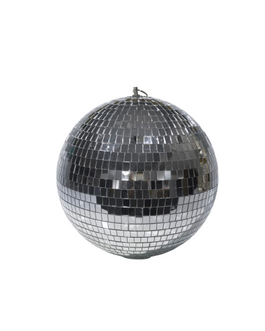 Boule à facettes disco 20 cm brillante pour décoration festive et soirée