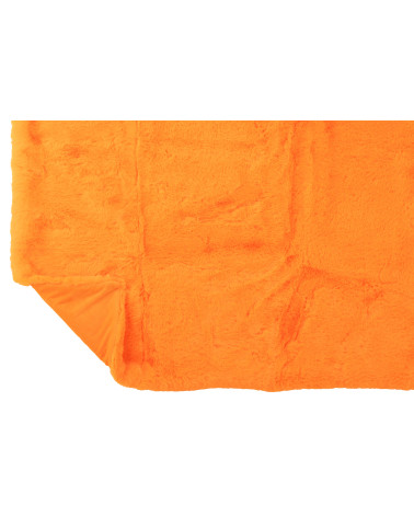 Plaid couverture orange fluo plaid-orange-fluo-couverture-douce-hiverp
