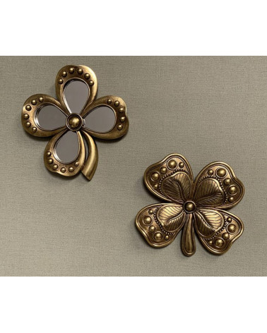 Décoration Murale Trèfle doré