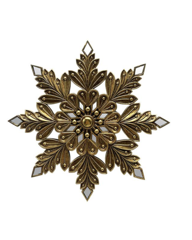 copy of Décoration murale flocon doré 18cm