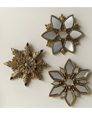 copy of Décoration murale flocon doré 18cm