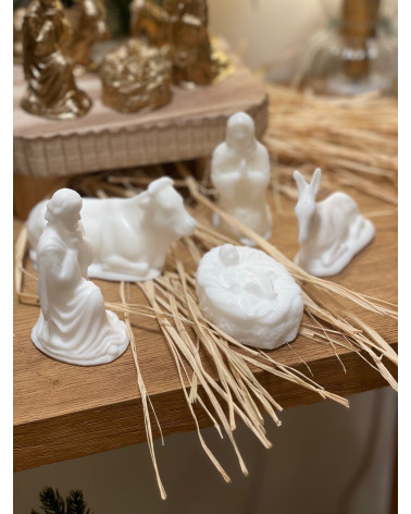 Crèche blanche - Ciergerie des Prémontrés
