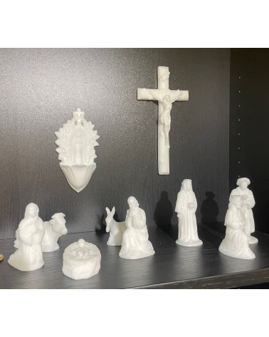 Crèche blanche - Ciergerie des Prémontrés