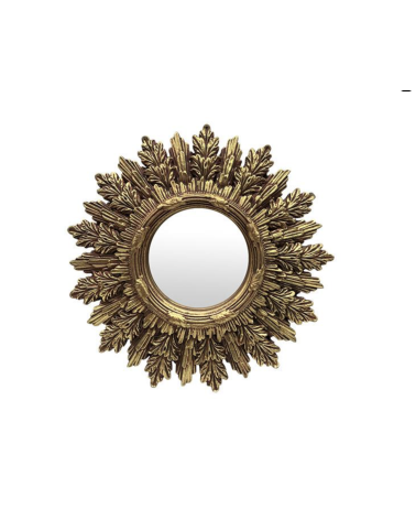Miroir soleil doré épis