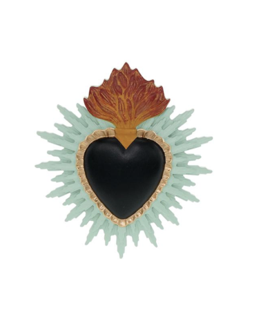 Ex-Voto bleu et noir