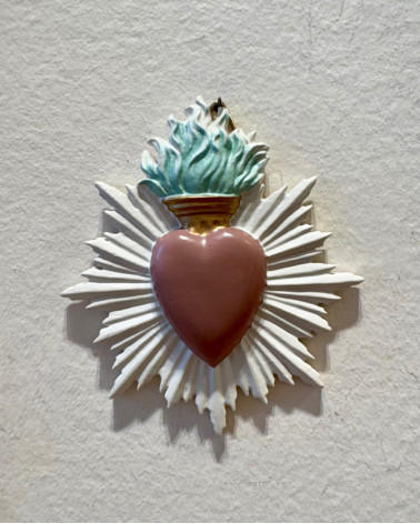 Ex-voto blanc et rose