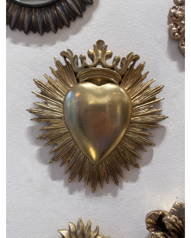 Ex-voto coeur couronne