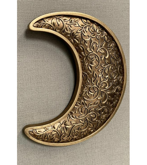 Décoration murale lune dorée style bohème chic pour salon ou chambre – HOMEDÉCO by Béa