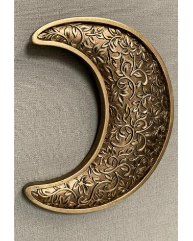 Décoration murale lune dorée style bohème chic pour salon ou chambre – HOMEDÉCO by Béa