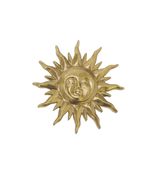 ex voto soleil doré mural décoration bohème chic