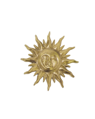 ex voto soleil doré mural décoration bohème chic