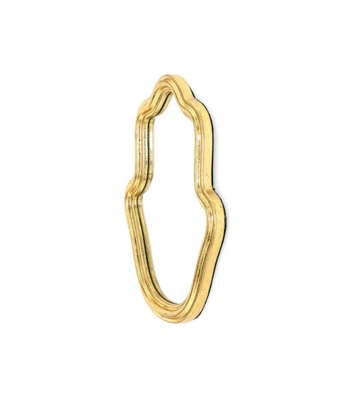 miroir doré mural design organique décoration intérieure tendance