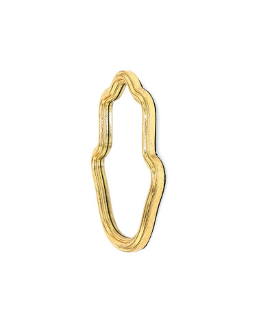 miroir doré mural design organique décoration intérieure tendance