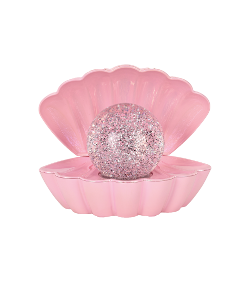 lampe coquillage rose lumineuse LED décoration ambiance intérieure