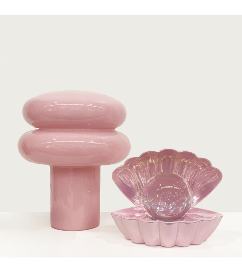 lampe coquillage rose décoration chambre ambiance douce lumineuse