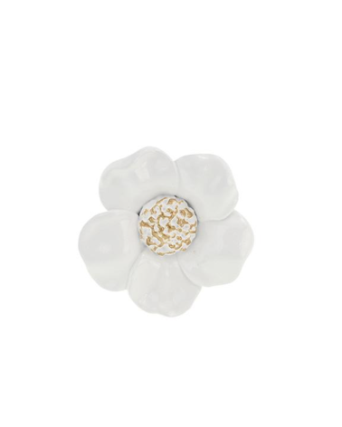 Composition murale de fleurs en résine rose blanc et jaune déco murale florale style vintage pour salon chambre