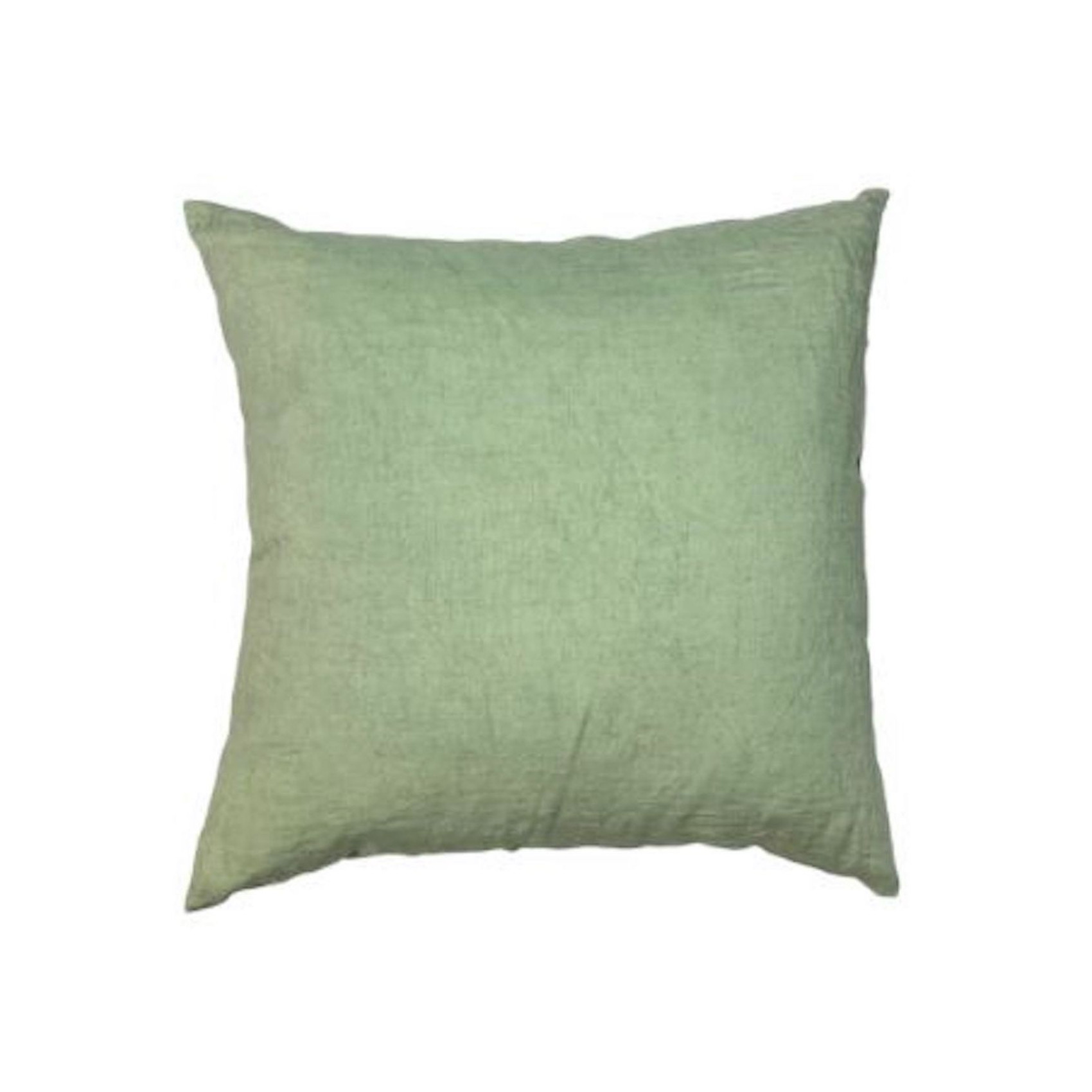 housse de coussin en lin eucalyptus 50x50 cm décoration naturelle bohème chic