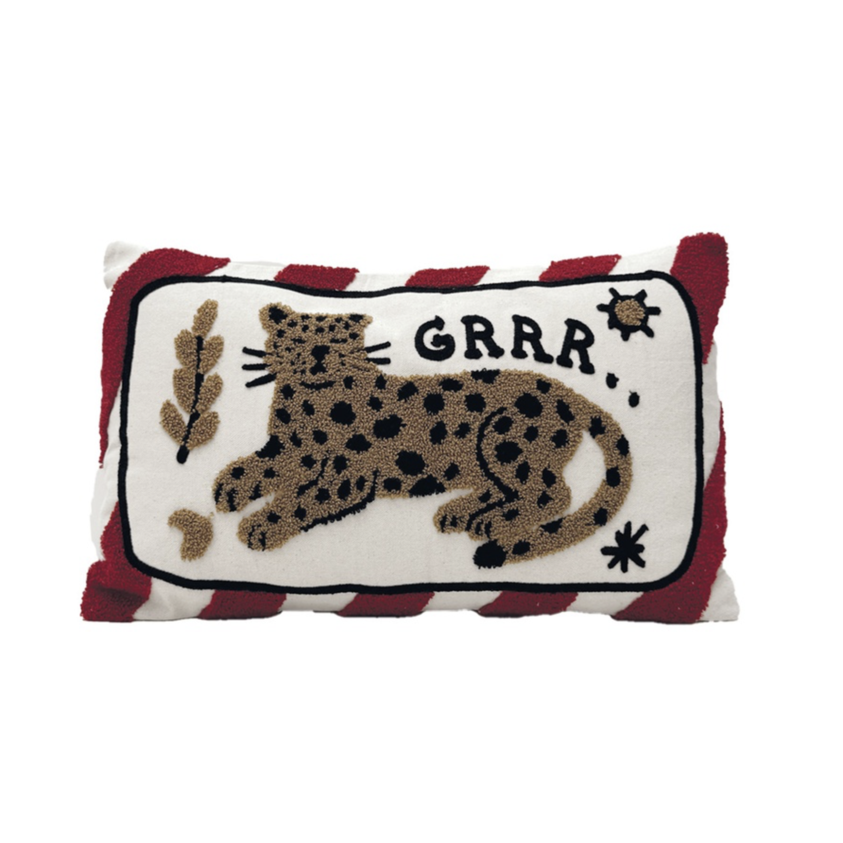coussin leopard brode decoration interieur audacieuse