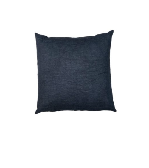 housse de coussin en lin carbone 50x50 decoration moderne