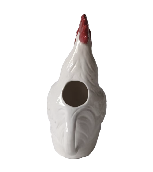 Pichet campagne chic en forme de coq pour décoration de cuisine