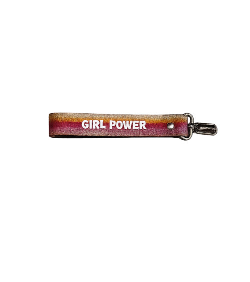 Porte-clés sangle Girl Power idée cadeau femme