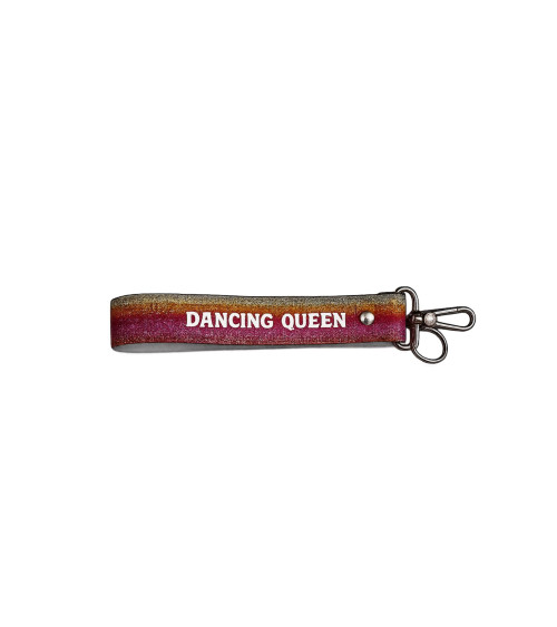 Porte-clés sangle Dancing Queen cadeau original fabriqué en France