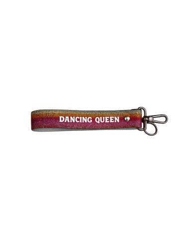 Porte-clés sangle Dancing Queen cadeau original fabriqué en France