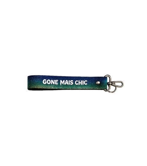 Porte-clés sangle Gone Mais Chic avec message original