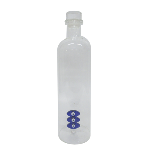 Bouteille décorative en verre avec œil protecteur bleu