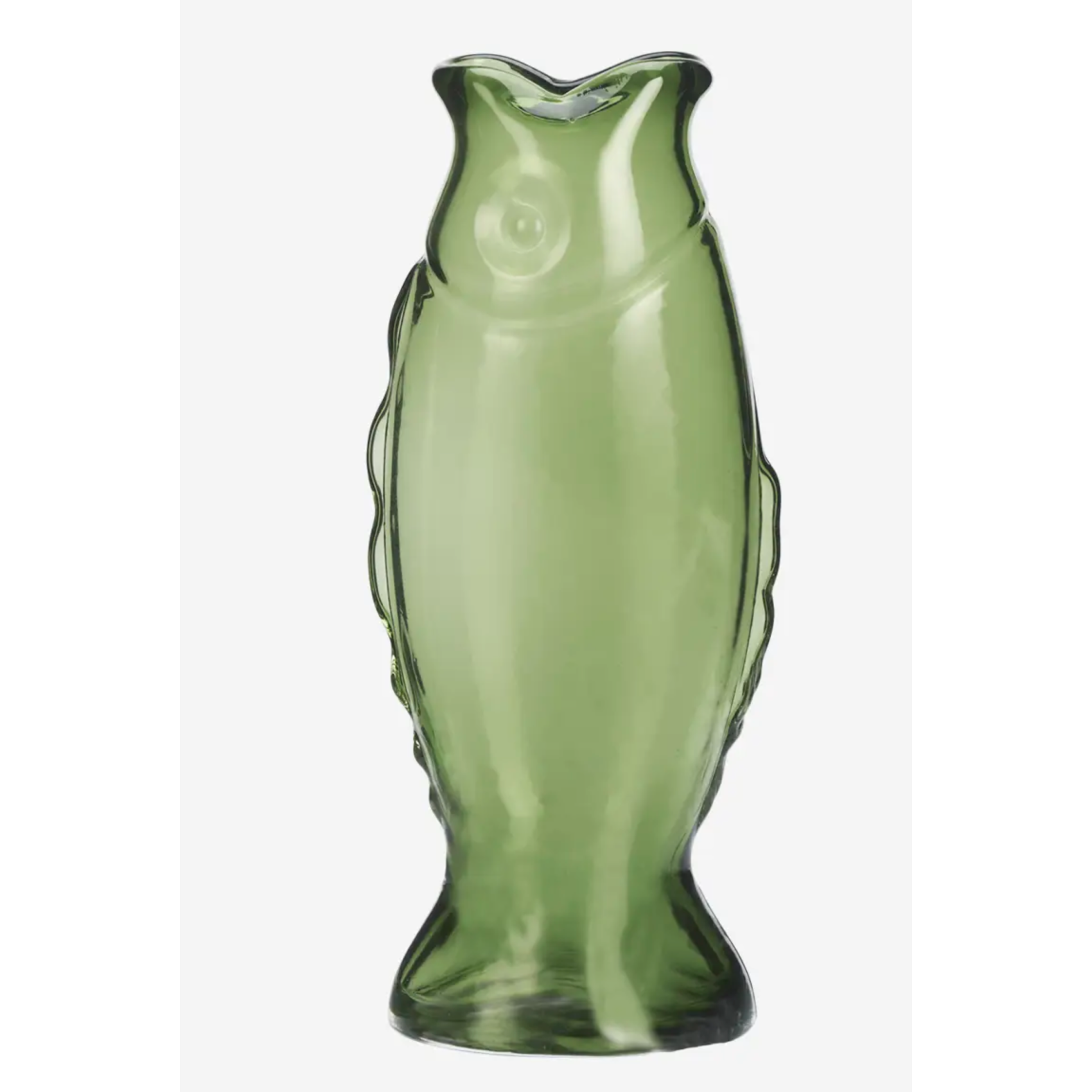 Vase poisson en verre vert décoratif HOMEDÉCO by Béa