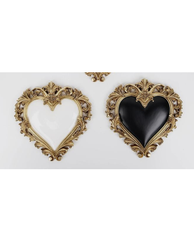Ex-voto cœur baroque doré – Décoration murale