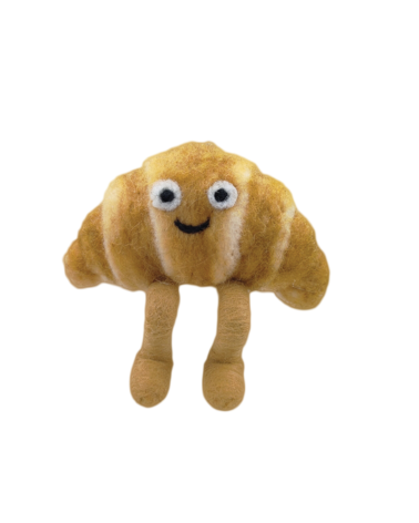 Croissant à suspendre – Décoration de Noël gourmande